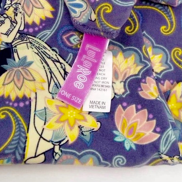 Princess Jasmine LuLaRoe OS Leggings Disney LLR - Picture 3 of 3